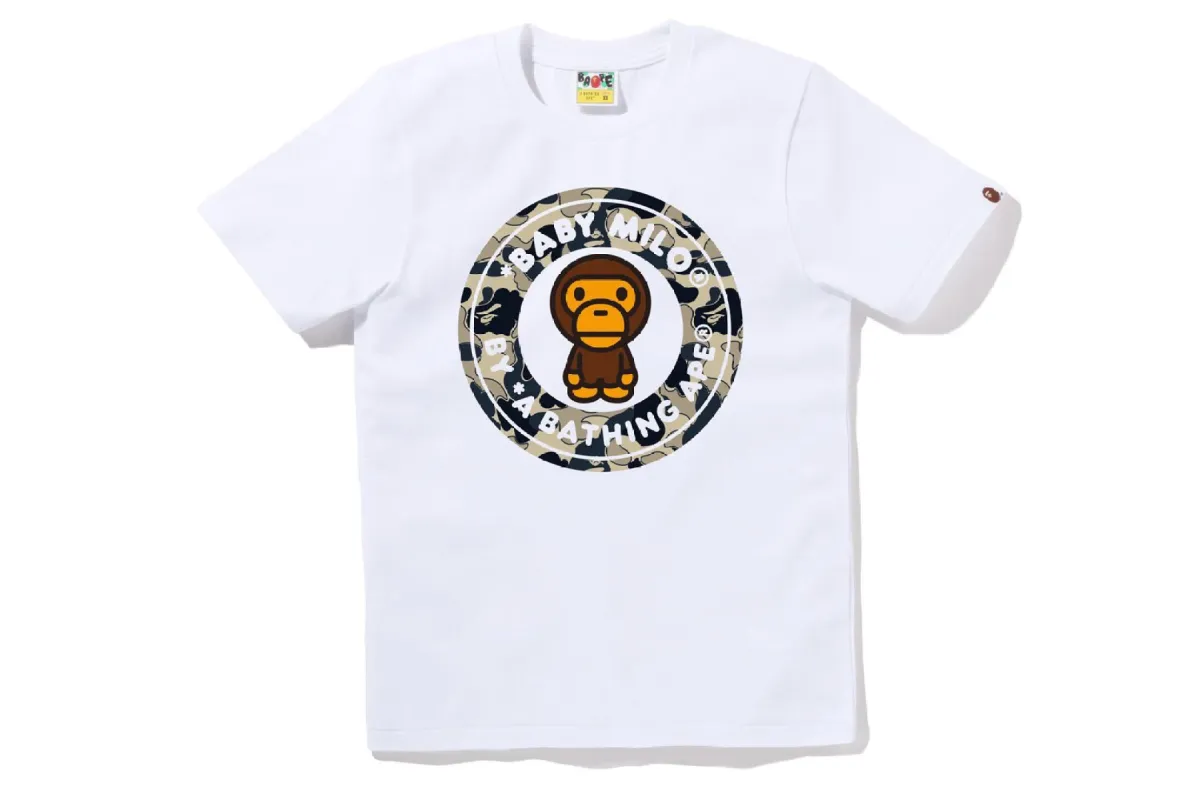 COOKIE CAMO 2 MILO BUSY WORKS TEE sold by Bape