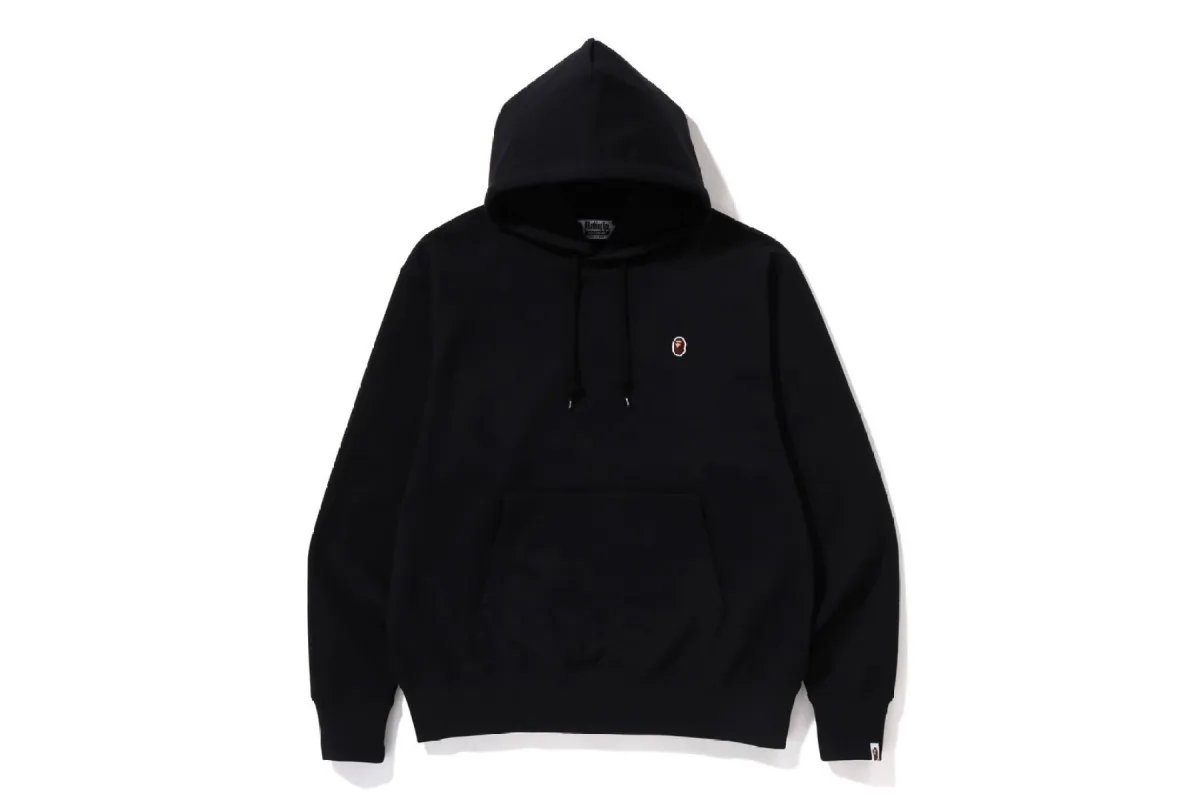 APE HEAD ONE POINT RELAXED FIT PULLOVER HOODIE sold by Bape