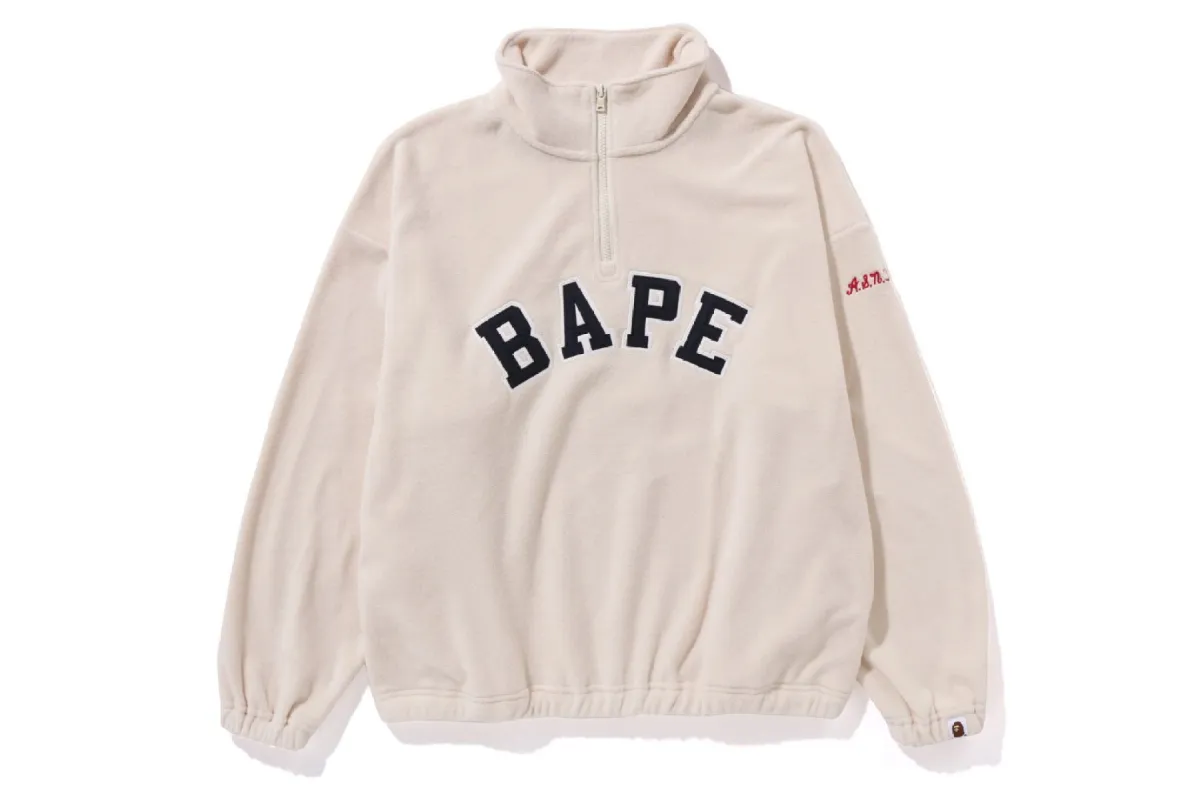 BAPE FLEECE HALF ZIP sold by Bape