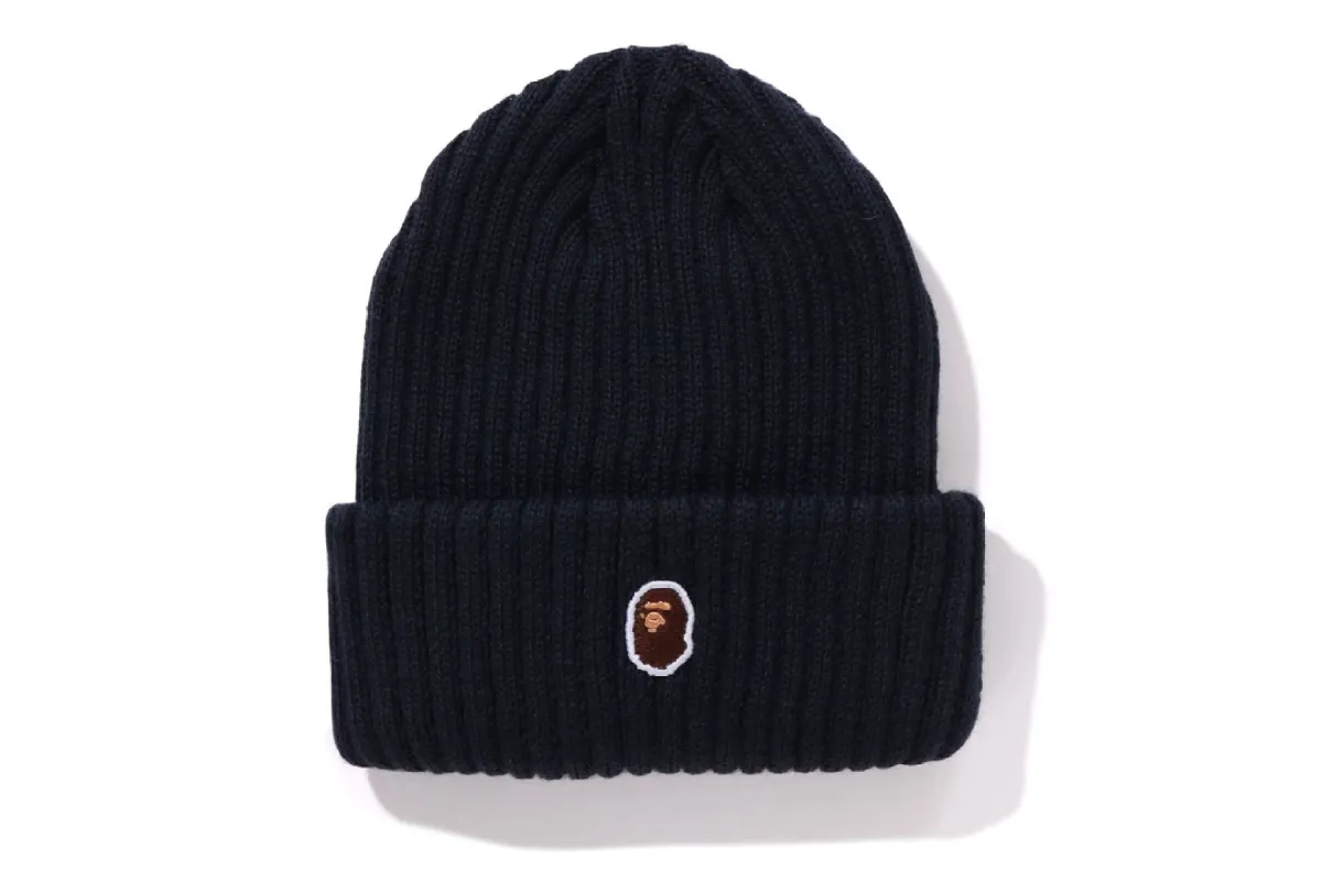 APE HEAD ONE POINT KNIT CAP sold by Bape