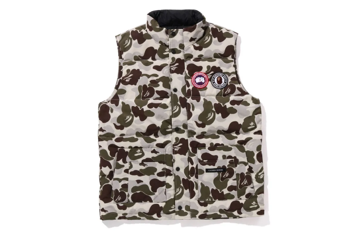 【 BAPE X CANADA GOOSE 】FREESTYLE VEST sold by Bape