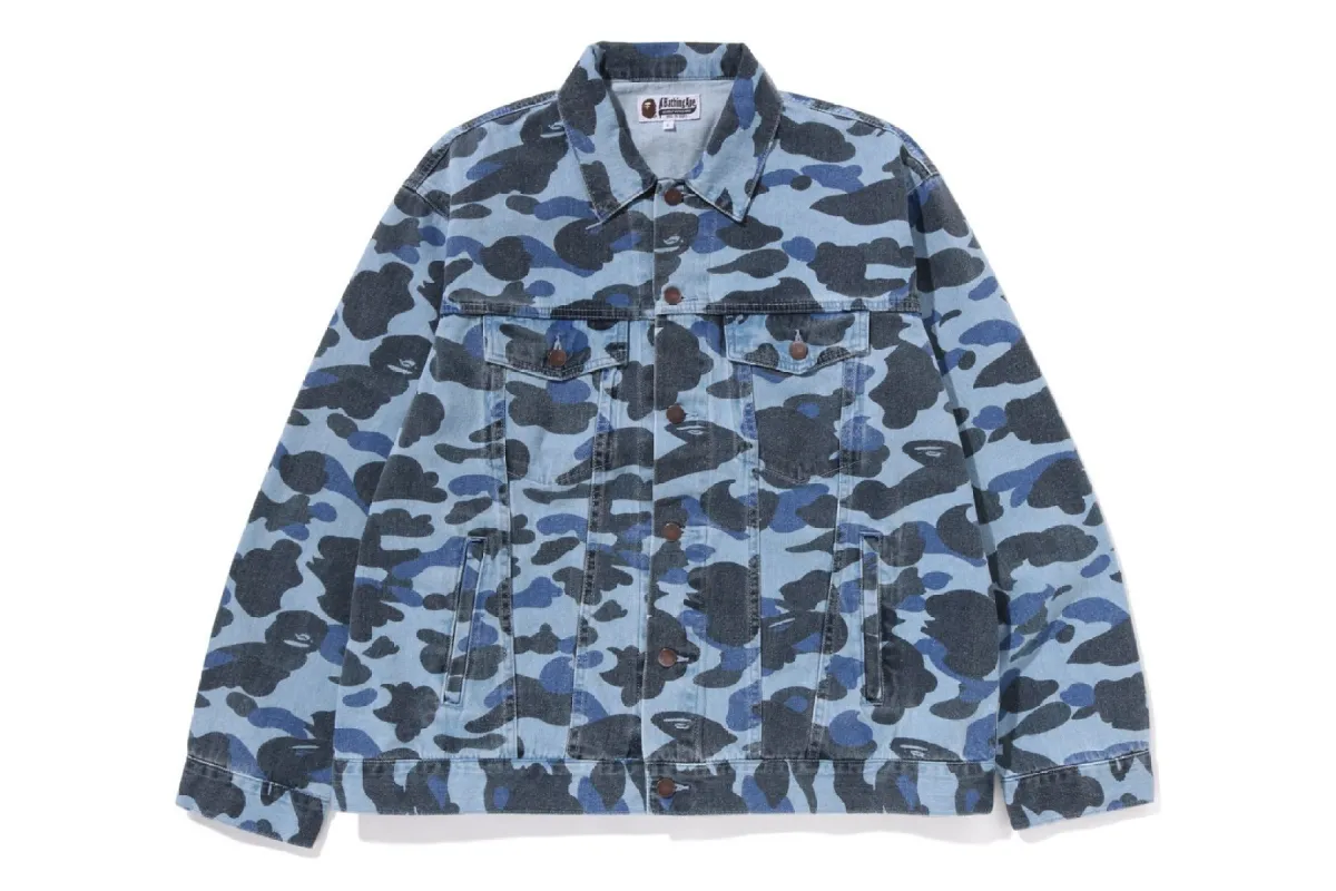 COLOR CAMO DENIM JACKET sold by Bape