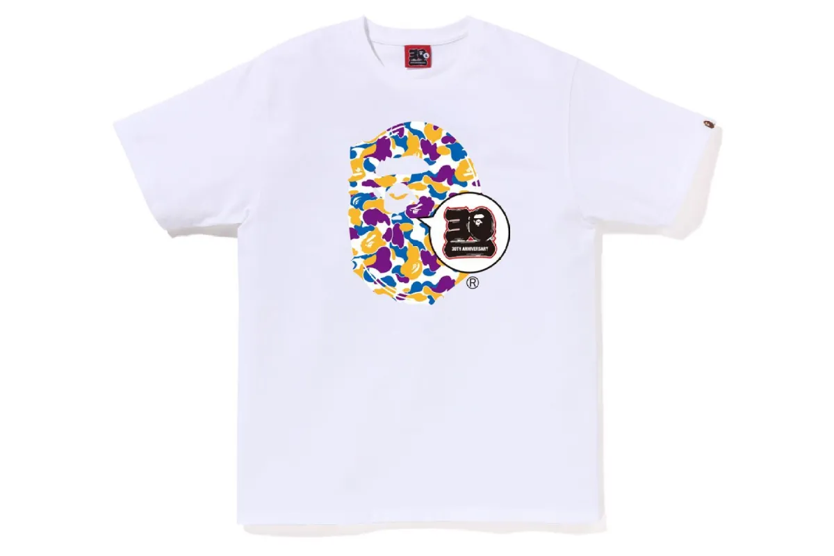 BAPE STORE GUANGZHOU BAPE 30TH ANNIV. APE HEAD TEE SET