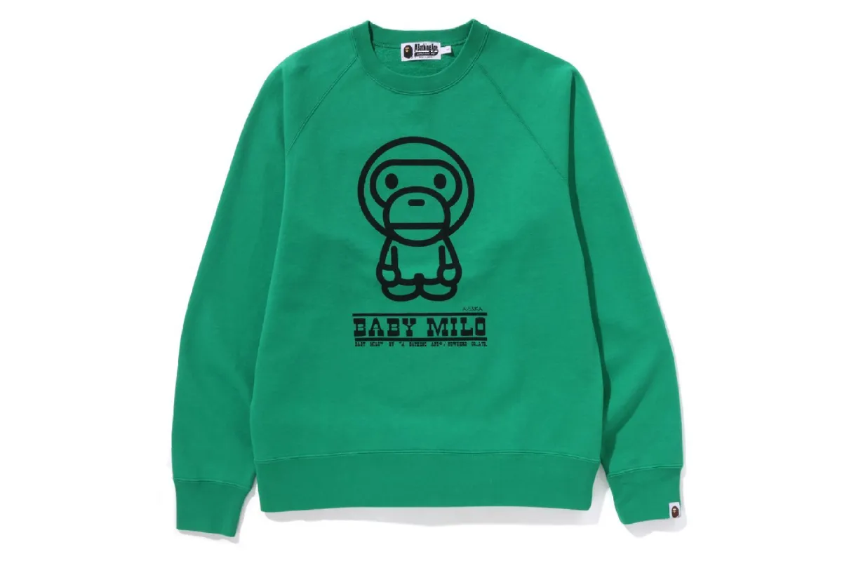 BABY MILO CREWNECK sold by Bape