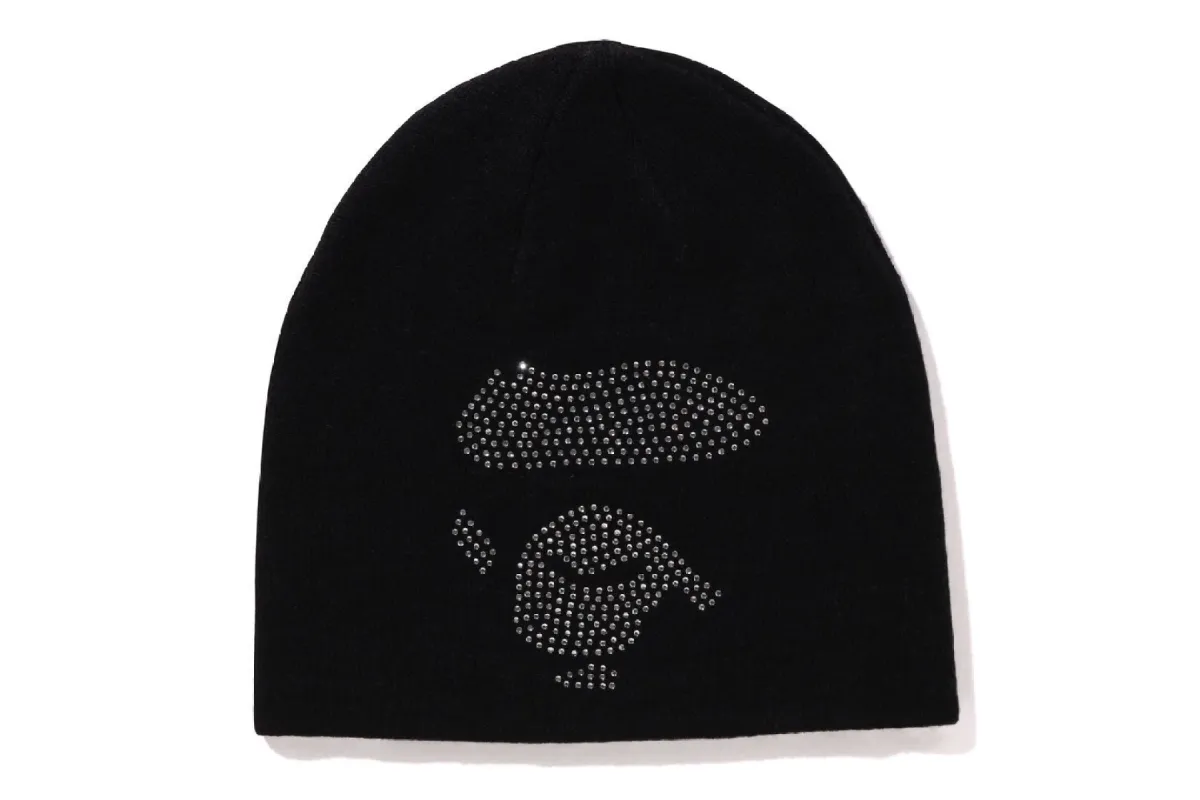 APE FACE STONE KNIT CAP sold by Bape
