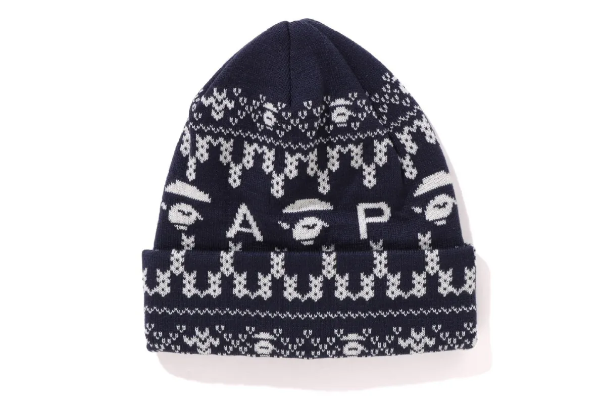 A BATHING APE KNIT CAP sold by Bape
