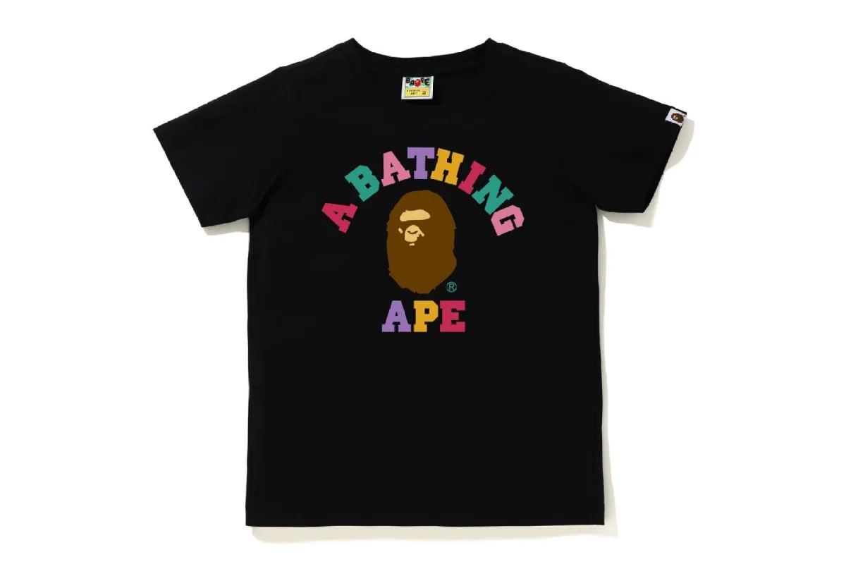 COLORS COLLEGE TEE sold by Bape