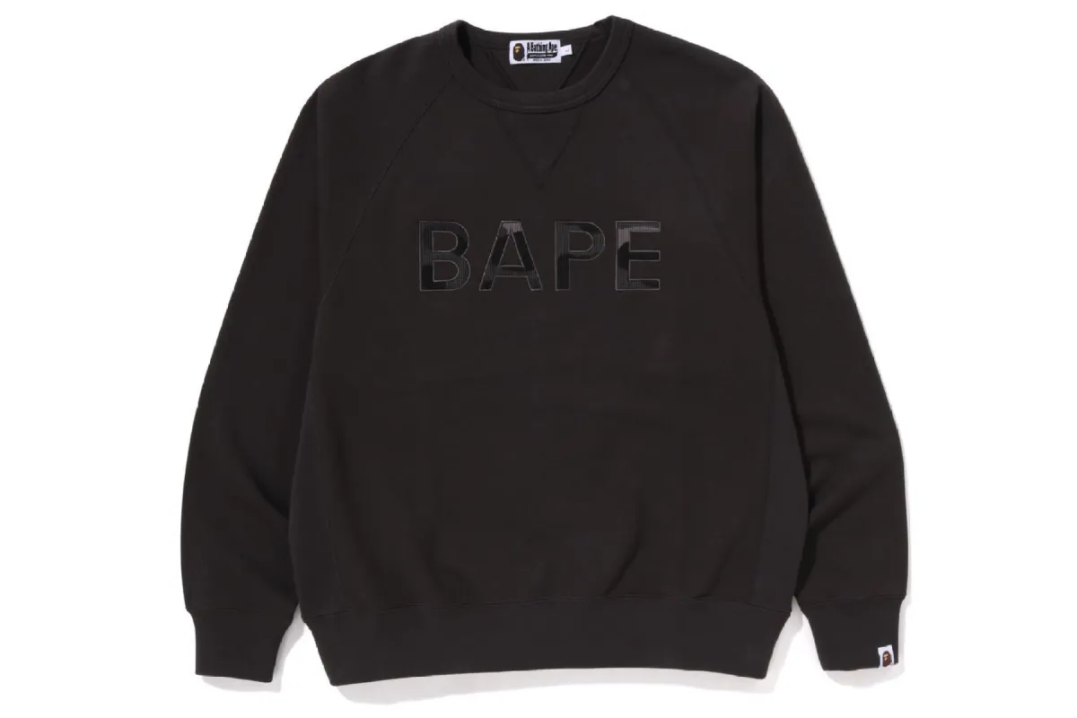BAPE PATCH RELAXED FIT CREWNECK sold by Bape