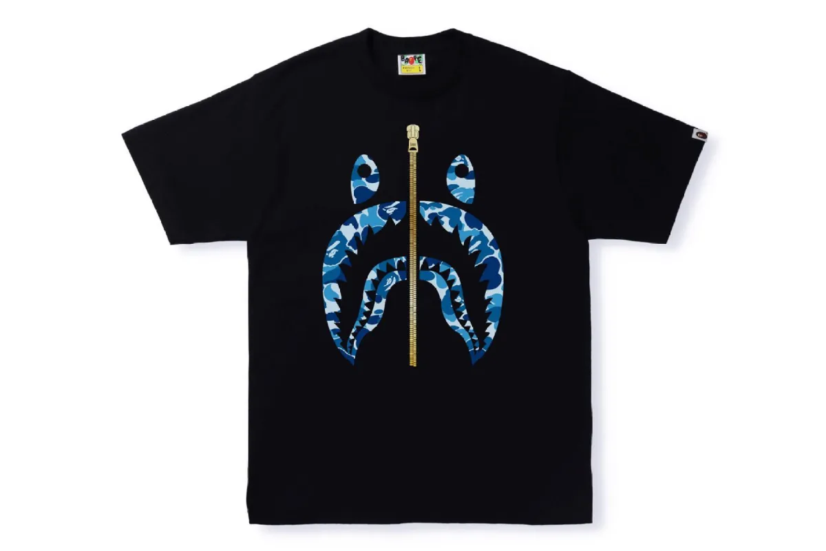 ABC CAMO SHARK TEE sold by Bape