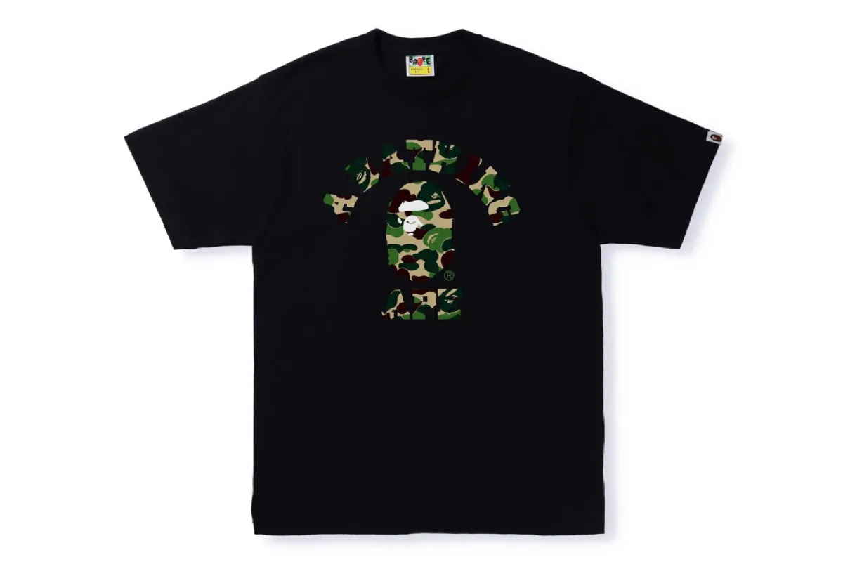 ABC CAMO COLLEGE TEE sold by Bape