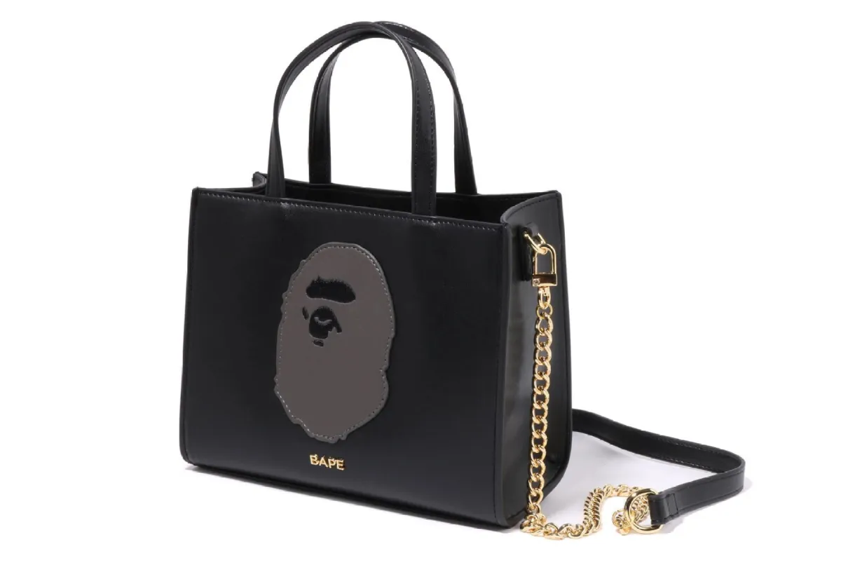 APE HEAD PATCHED BAG sold by Bape