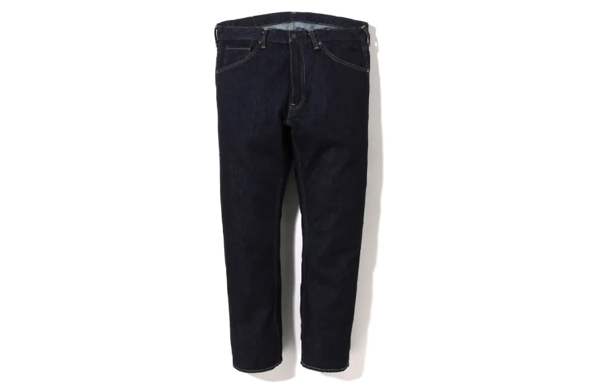 BAPE STA RELAXED FIT DENIM PANTS sold by Bape