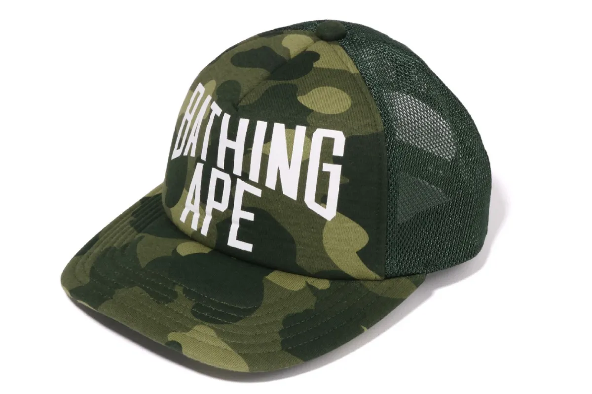 COLOR CAMO NYC LOGO MESH CAP sold by Bape