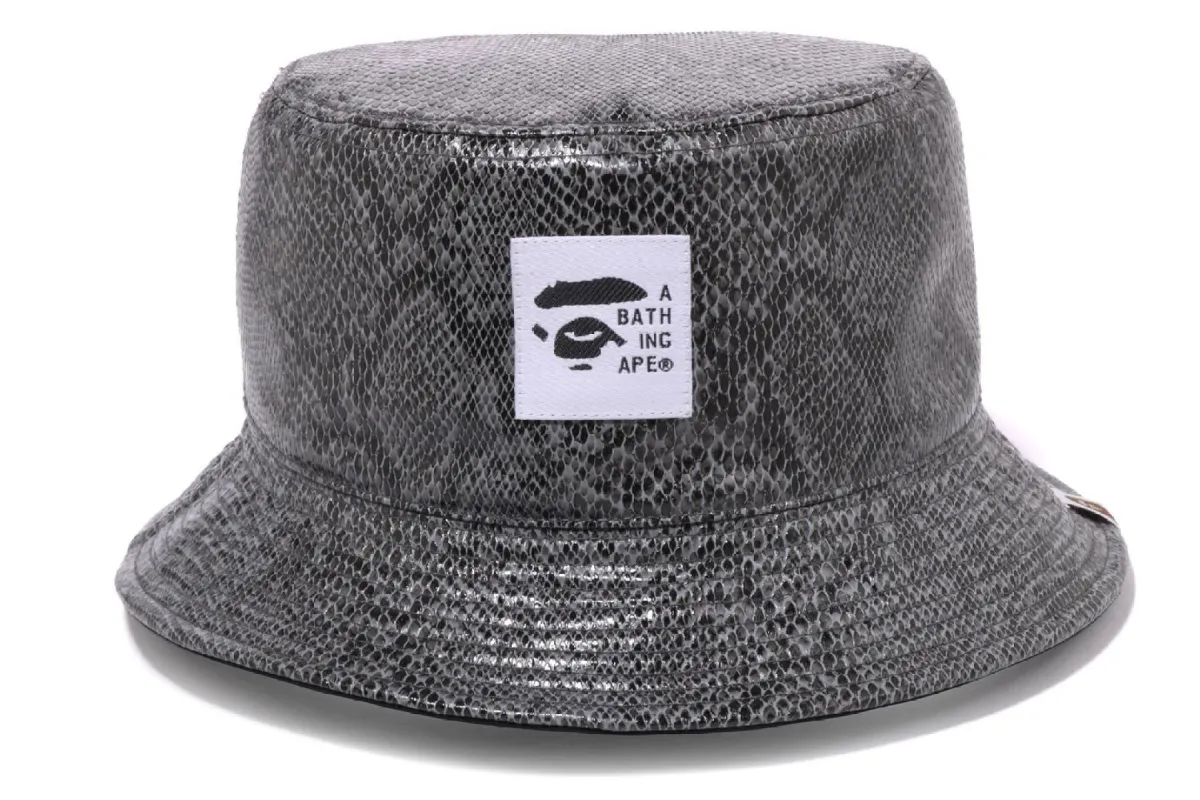 SNAKE REVERSIBLE BUCKET HAT sold by Bape