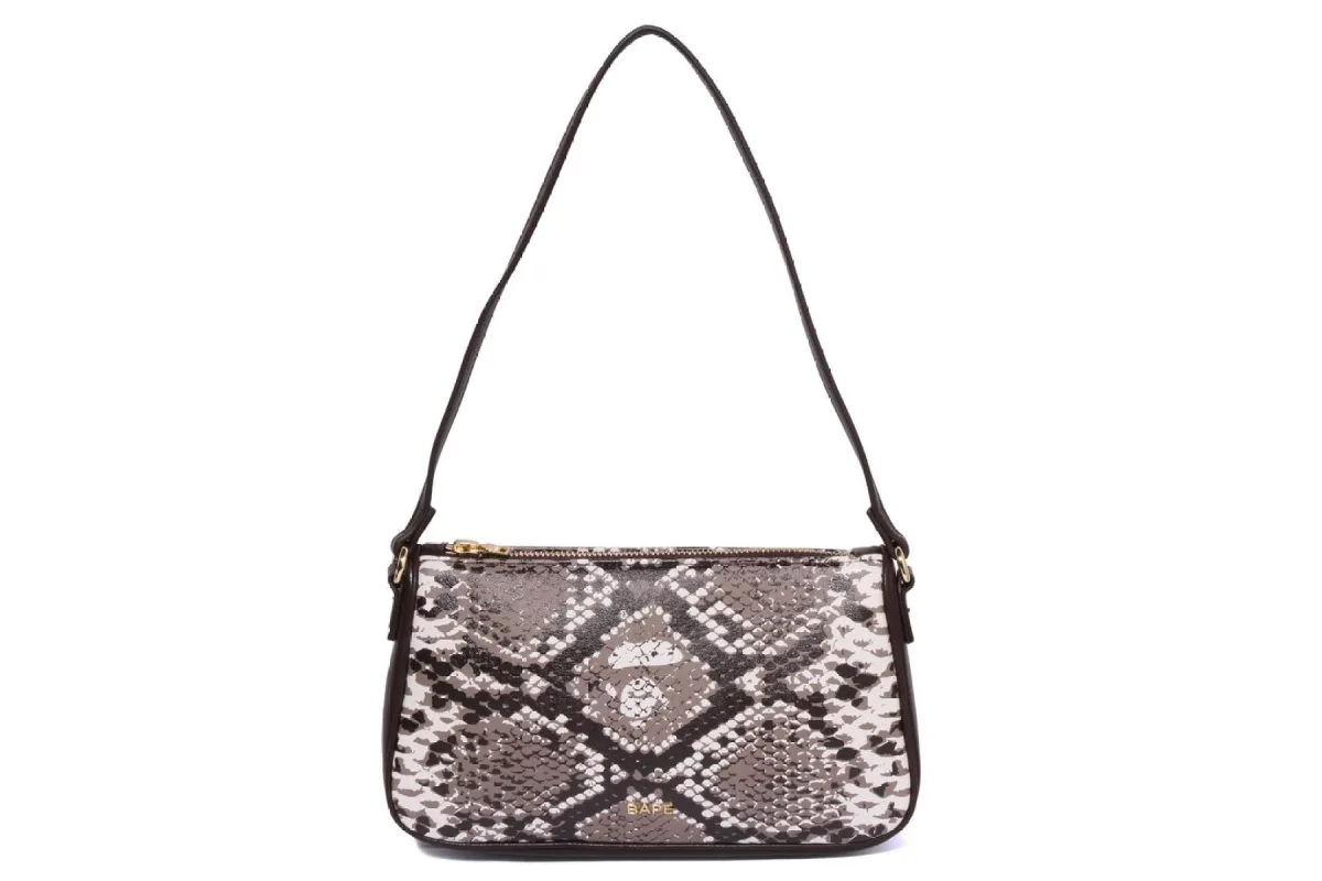 BAPE SNAKE PATTERN HAND BAG sold by Bape
