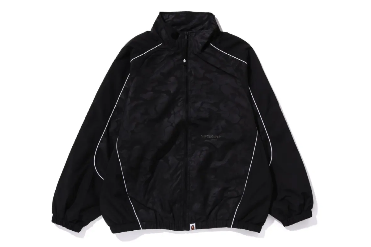 TONAL SOLID CAMO METAL LOGO PIN TRACK JACKET sold by Bape