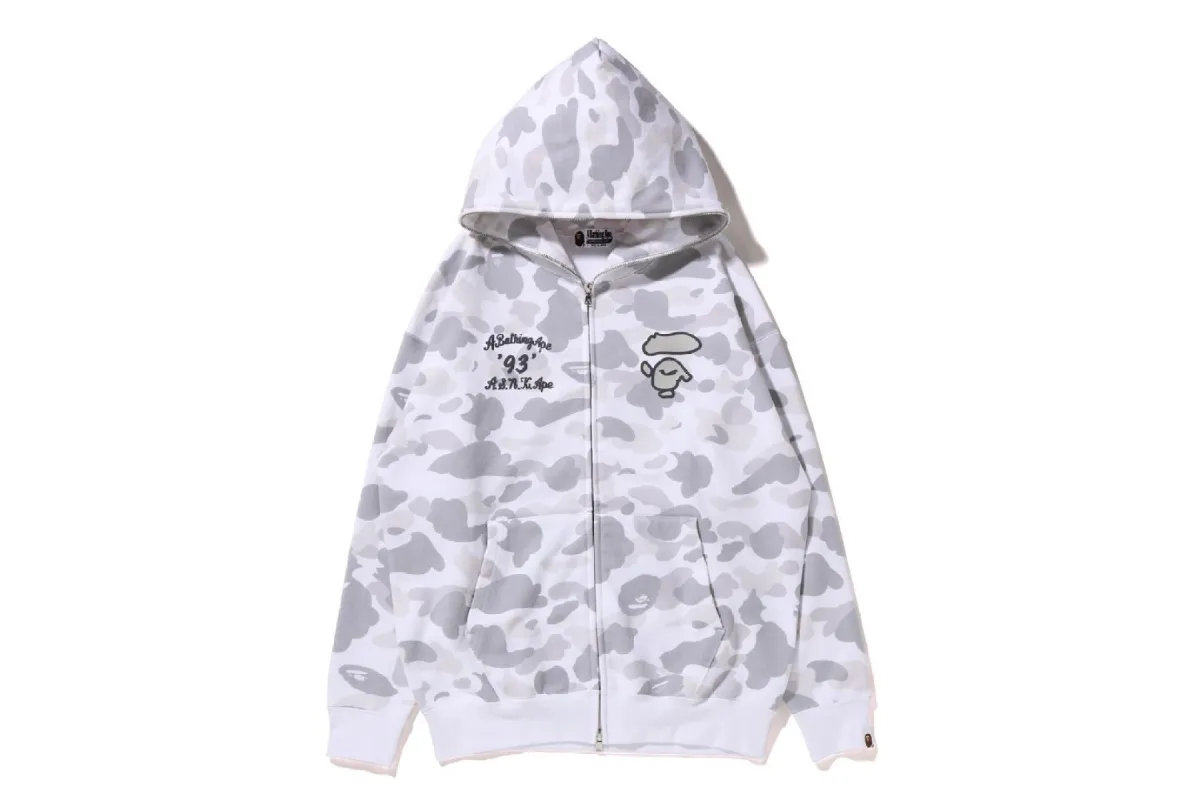 A BATHING APE COLOR CAMO OVERSIZED FULL ZIP HOODIE sold by Bape