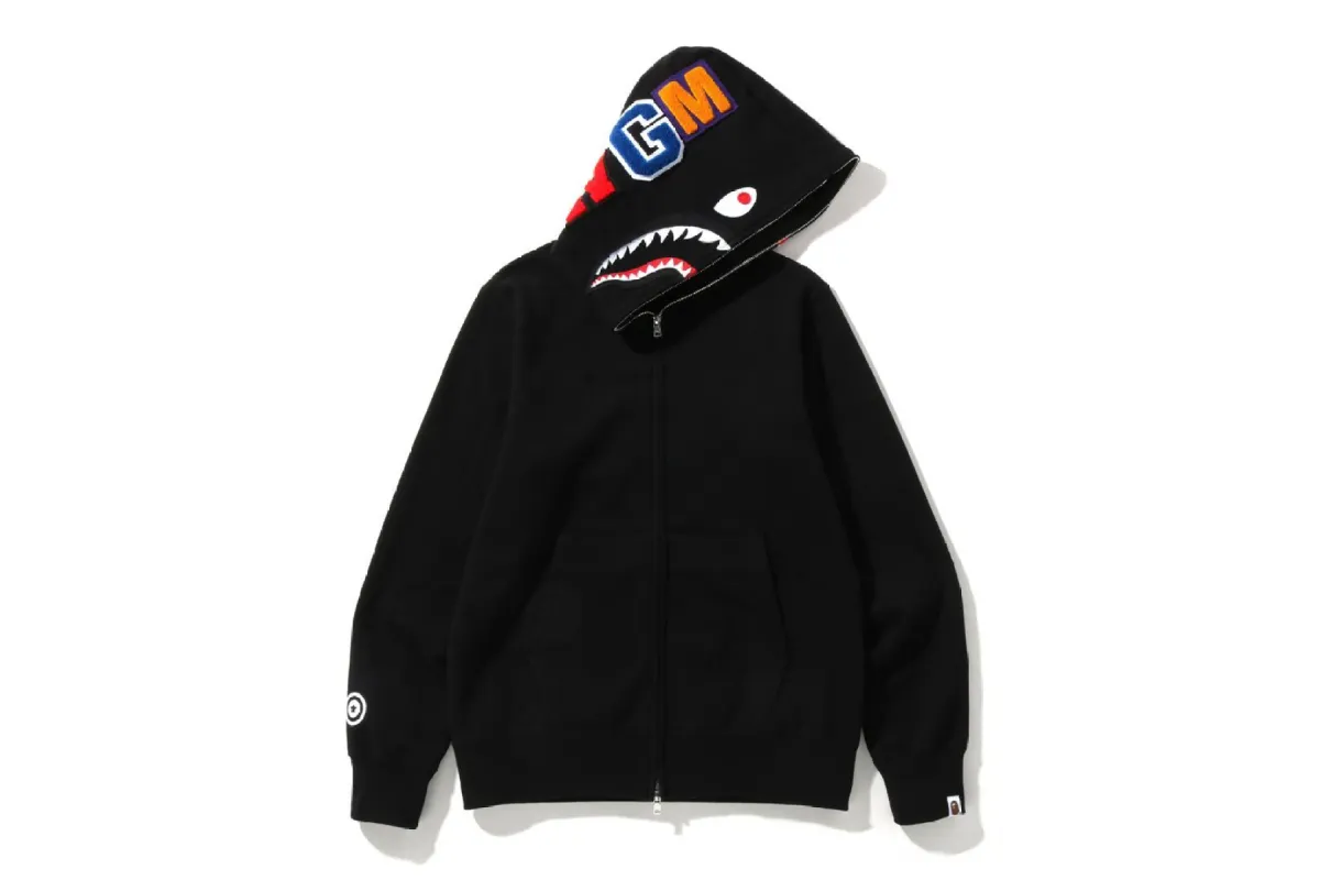 トップス Bape Holstein shark full zip hoodie Livestock BAPE 30th Anniversary Shark Full Zip Hoodie / Red