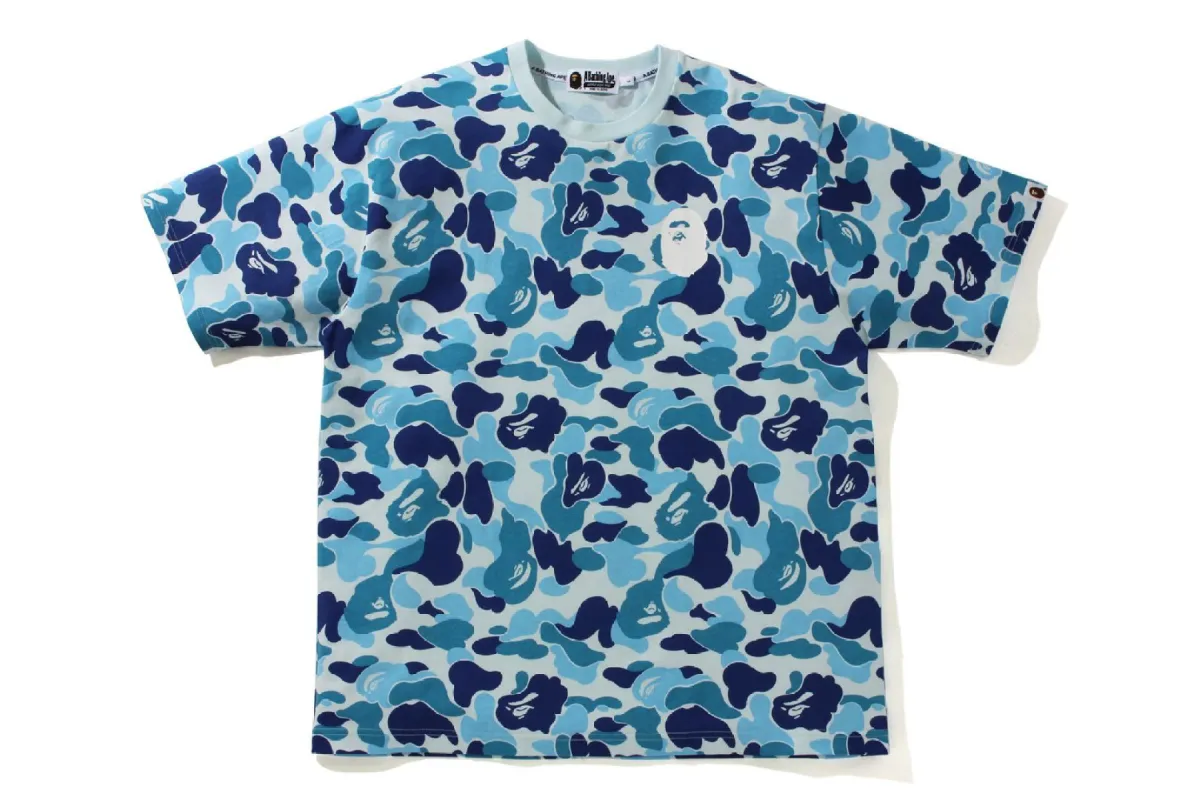 BIG ABC CAMO APE HEAD RELAXED FIT TEE sold by Bape