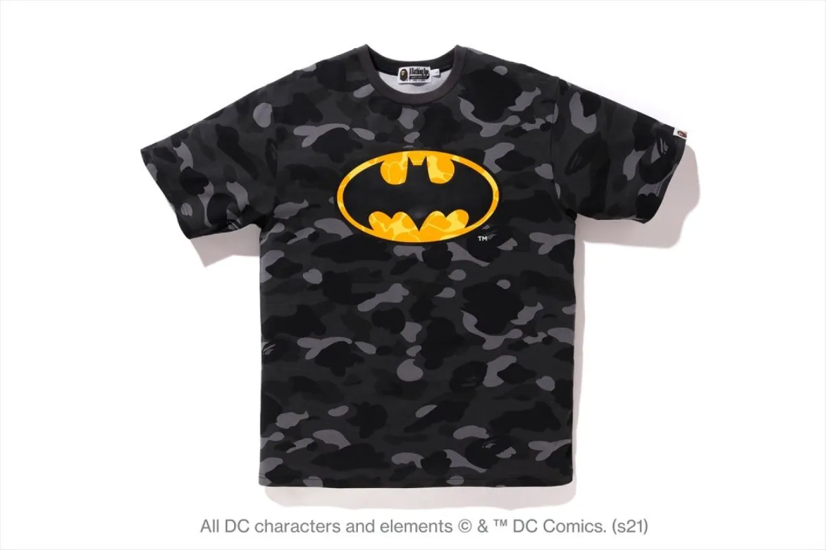 【 BAPE X DC 】BATMAN COLOR CAMO TEE sold by Bape