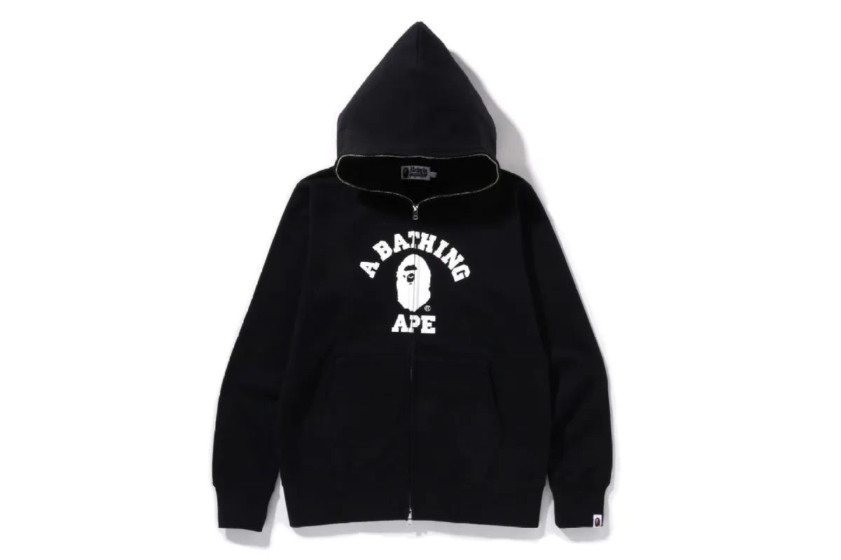COLLEGE FULL ZIP HOODIE sold by Bape