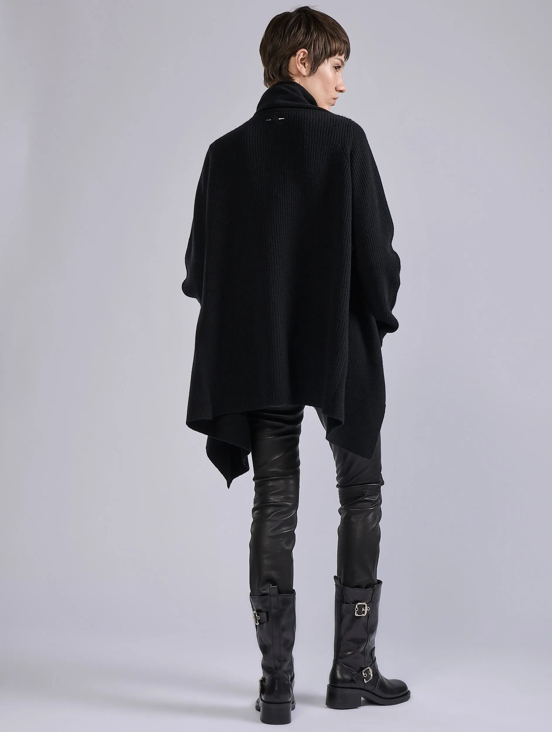 Cardigan en laine et cachemire noir sold by Barbara Bui product image thumbnail 2
