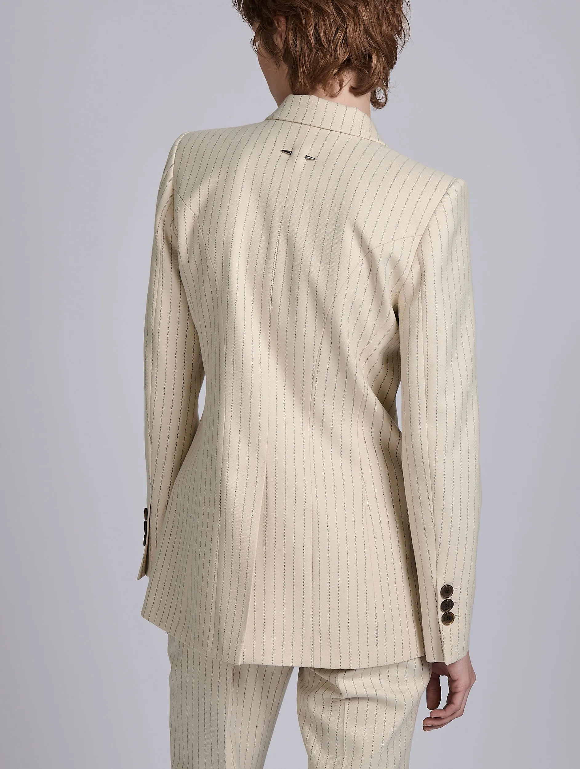 Veste à rayures tennis crème et cuivre sold by Barbara Bui product image thumbnail 2