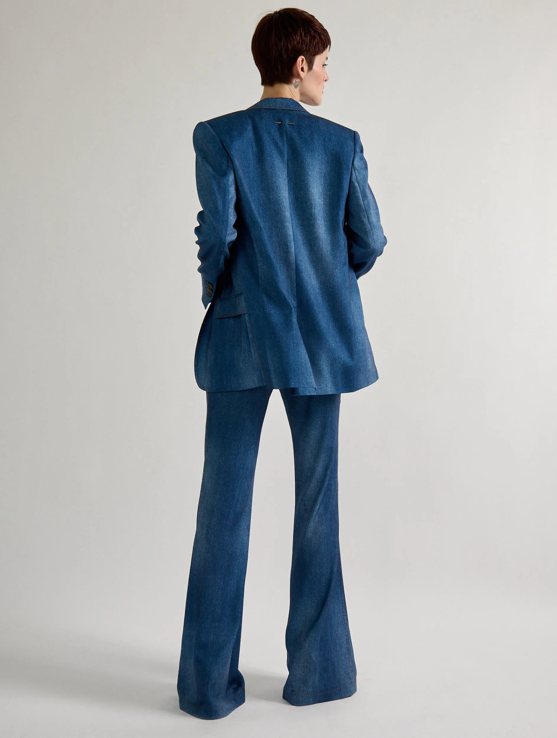 Veste boyfriend à imprimé denim sold by Barbara Bui product image thumbnail 2