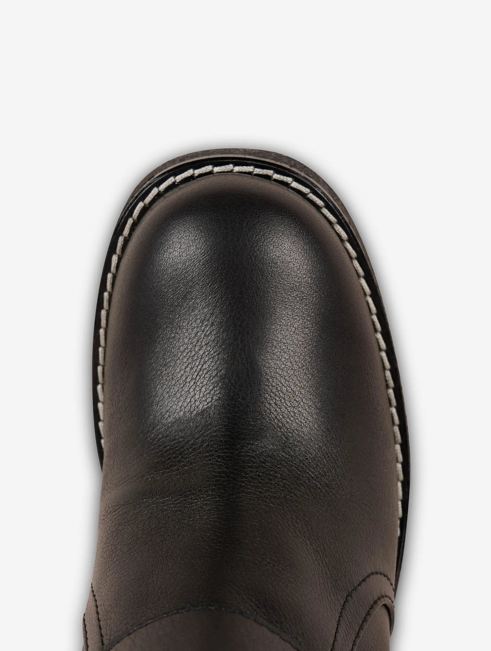 Bottes biker en cuir noir sold by Barbara Bui product image thumbnail 5