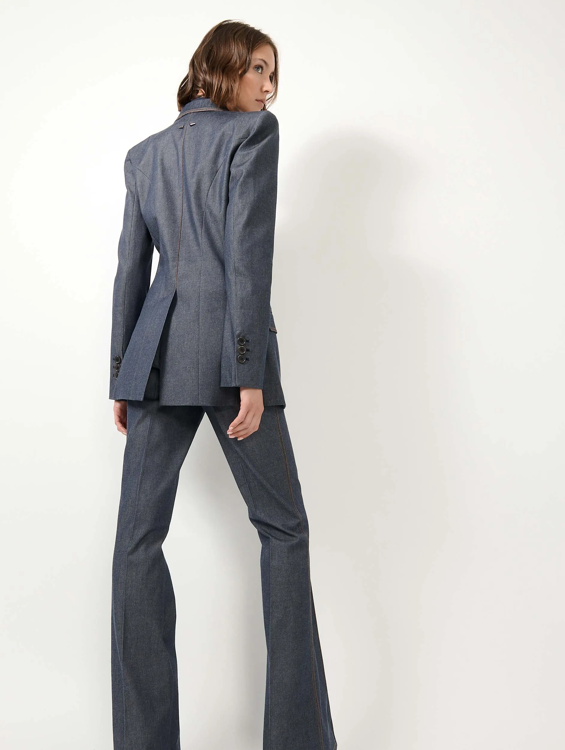 Veste de costume en denim lavé sold by Barbara Bui product image thumbnail 3