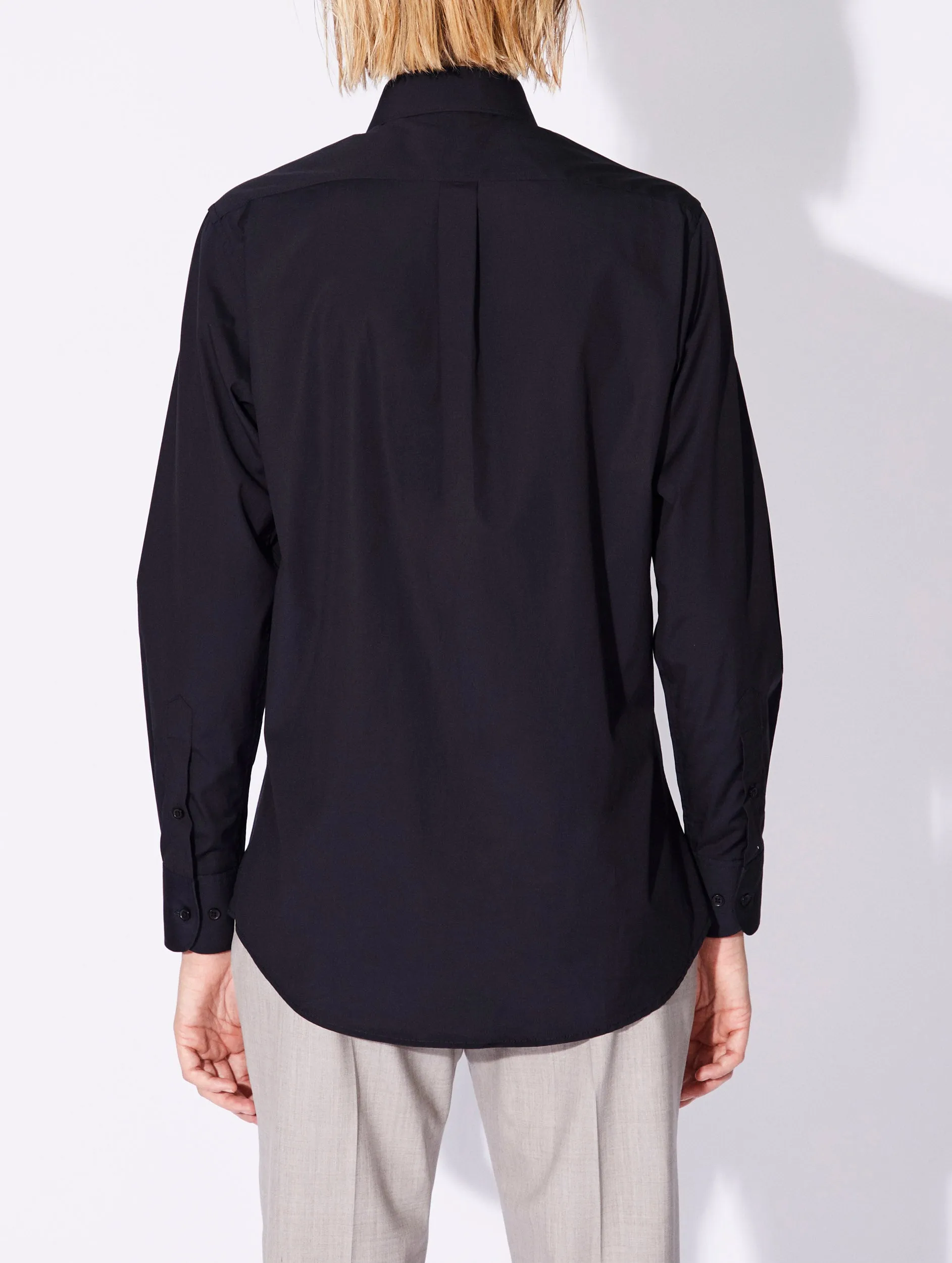 Chemise en popeline de coton noire sold by Barbara Bui product image thumbnail 3