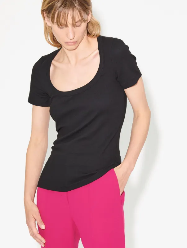 Tee-shirt manches courtes en jersey de coton sold by Barbara Bui