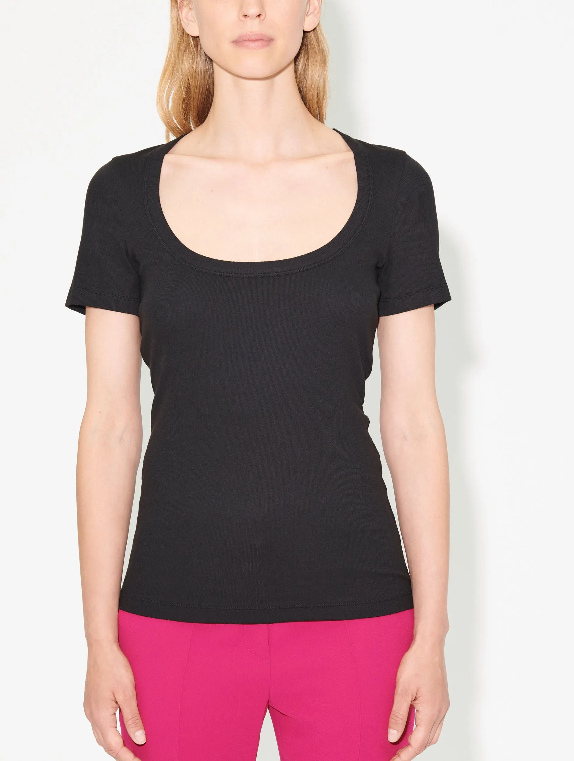 Tee-shirt manches courtes en jersey de coton sold by Barbara Bui product image thumbnail 3