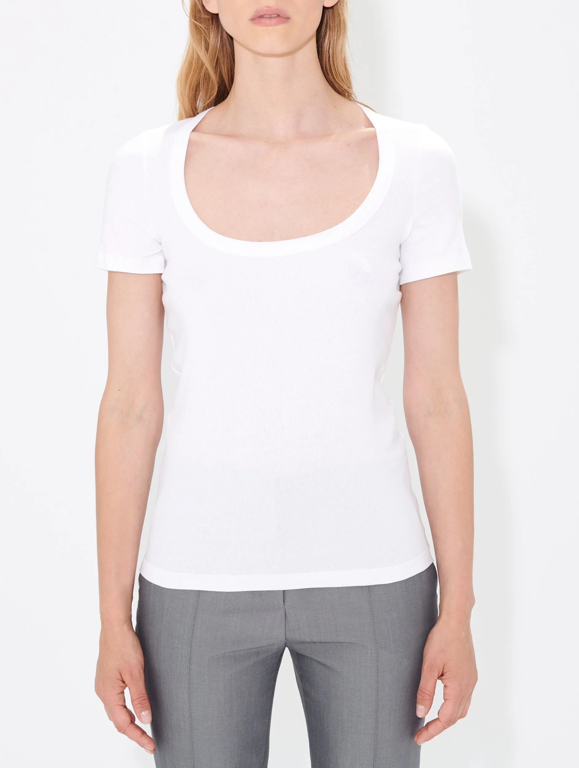 Tee-shirt manches courtes en jersey de coton sold by Barbara Bui product image thumbnail 4