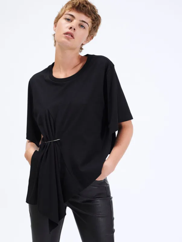 Tee-shirt en jersey de coton asymétrique sold by Barbara Bui