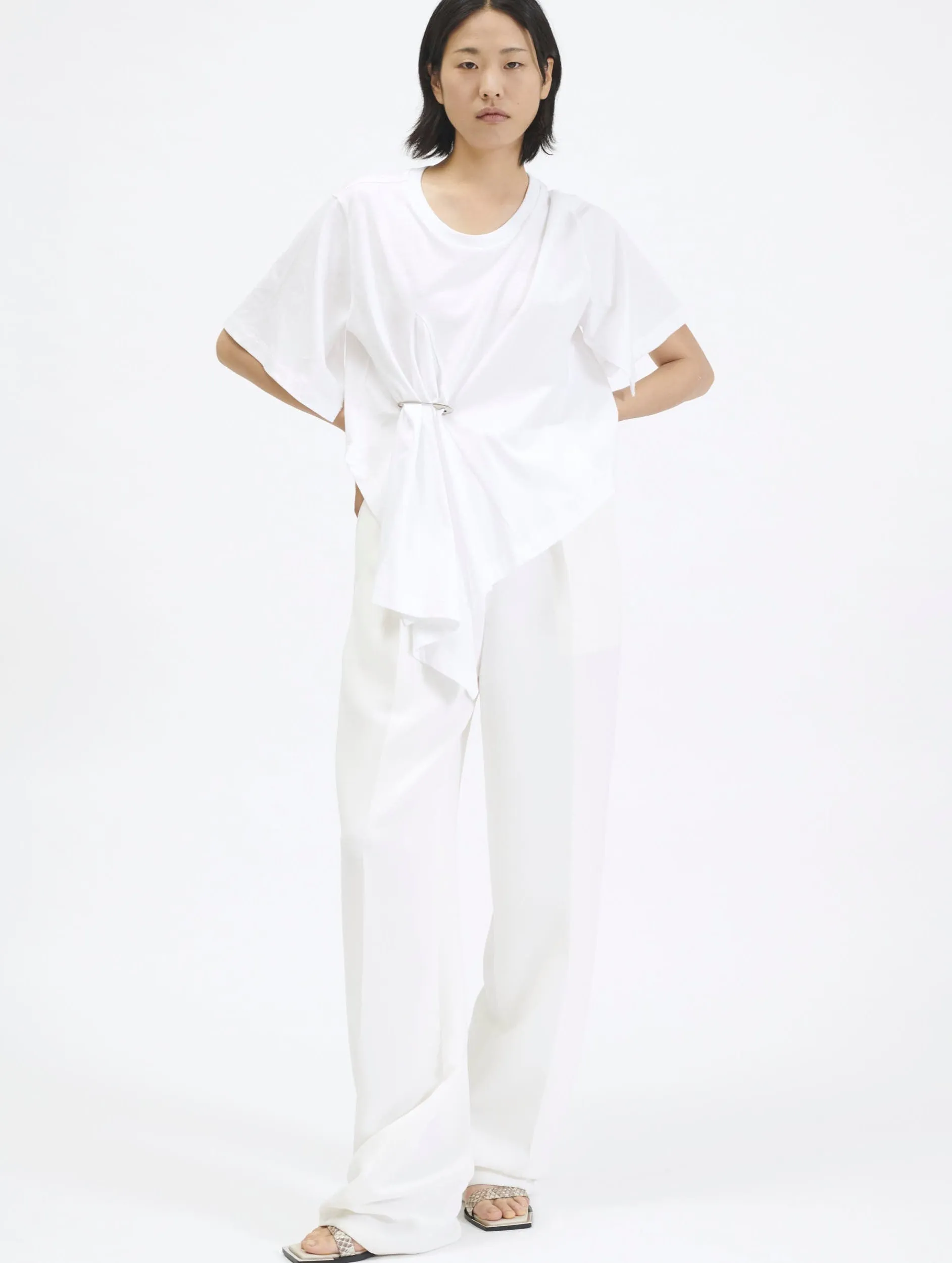 Tee-shirt en jersey de coton asymétrique sold by Barbara Bui product image thumbnail 3