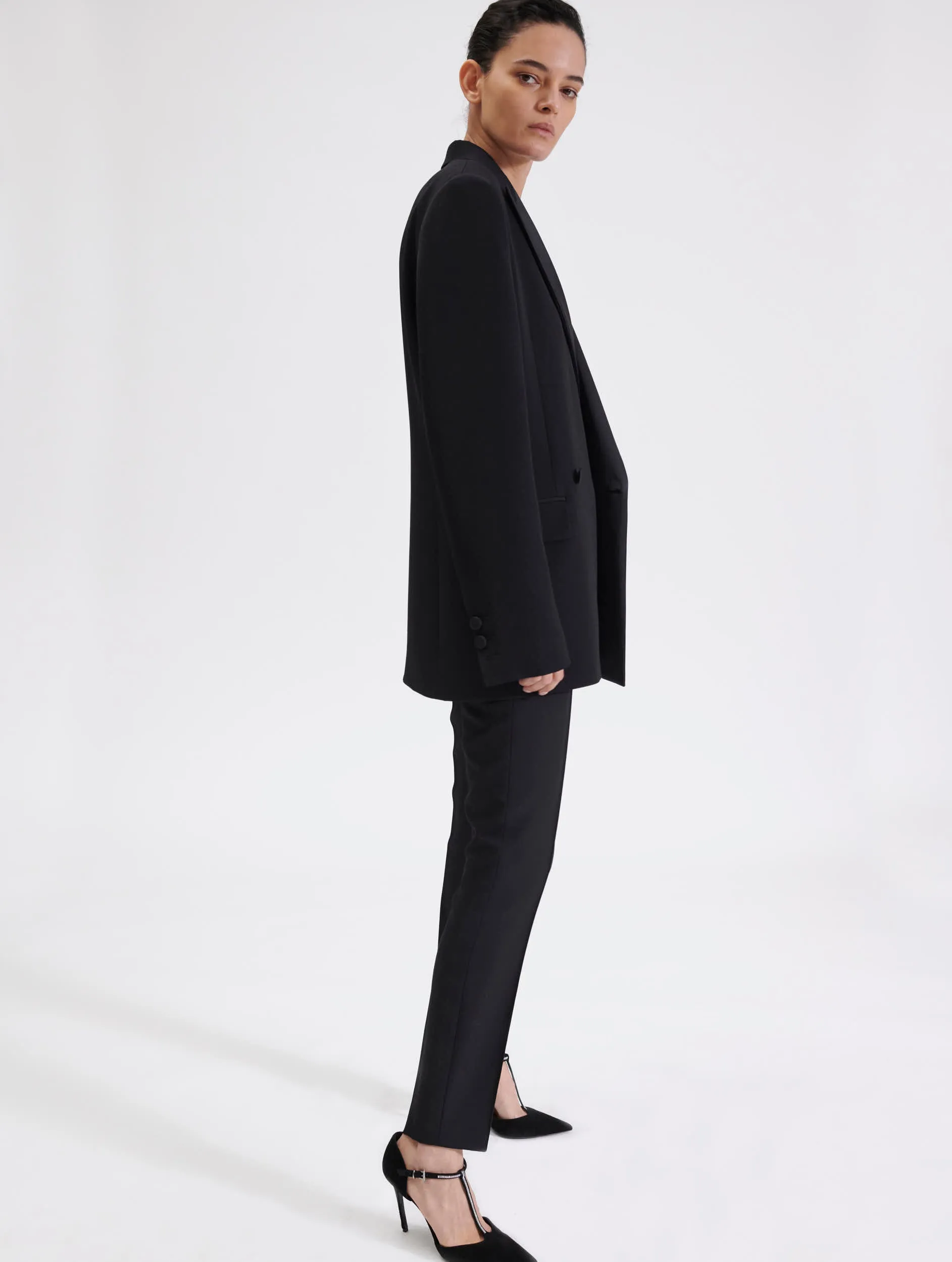 Blazer de smoking croisé en grain de poudre sold by Barbara Bui product image thumbnail 5