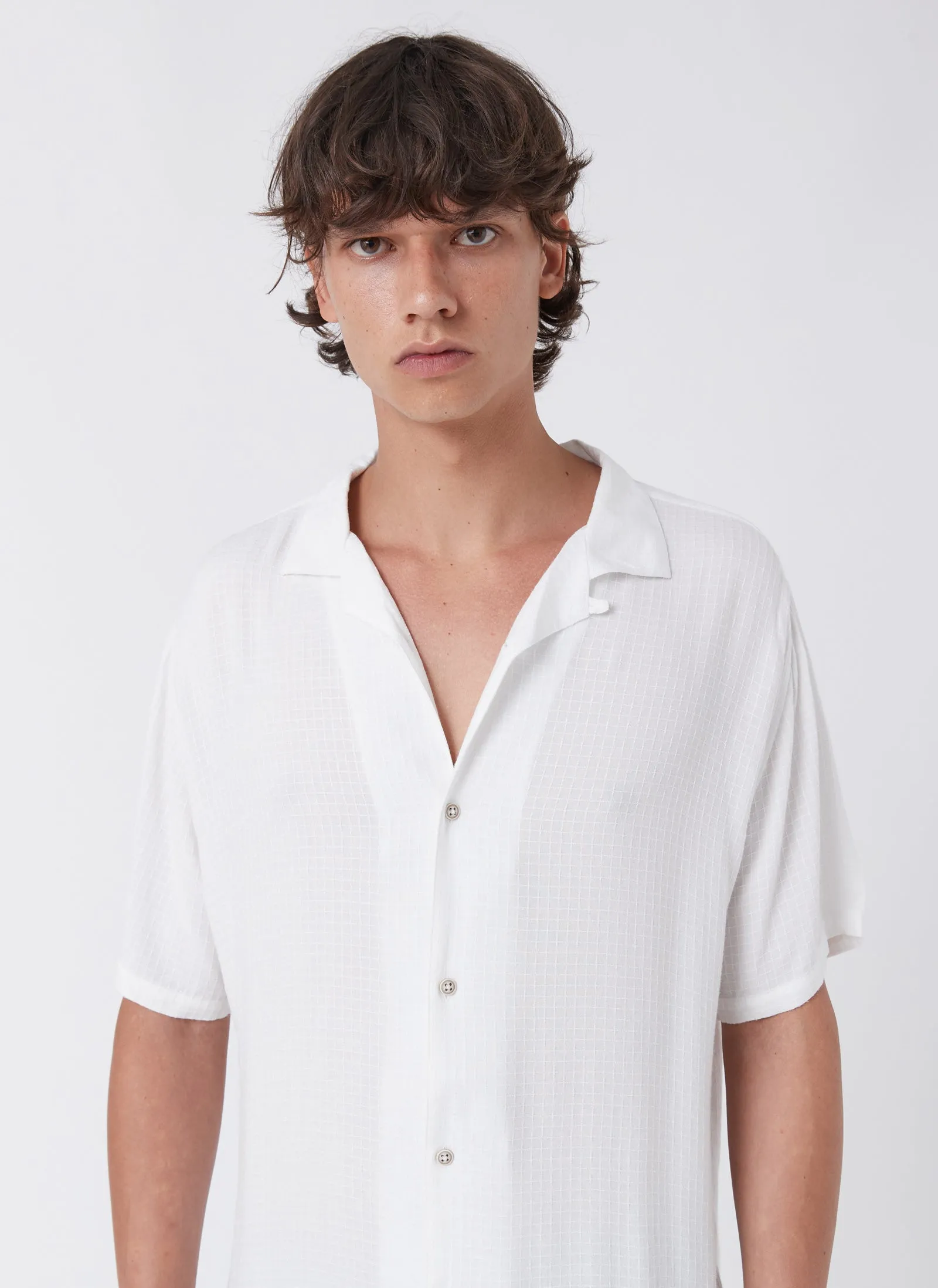 Resort Shirt White Jacquard sold by Barney Cools product image thumbnail 2