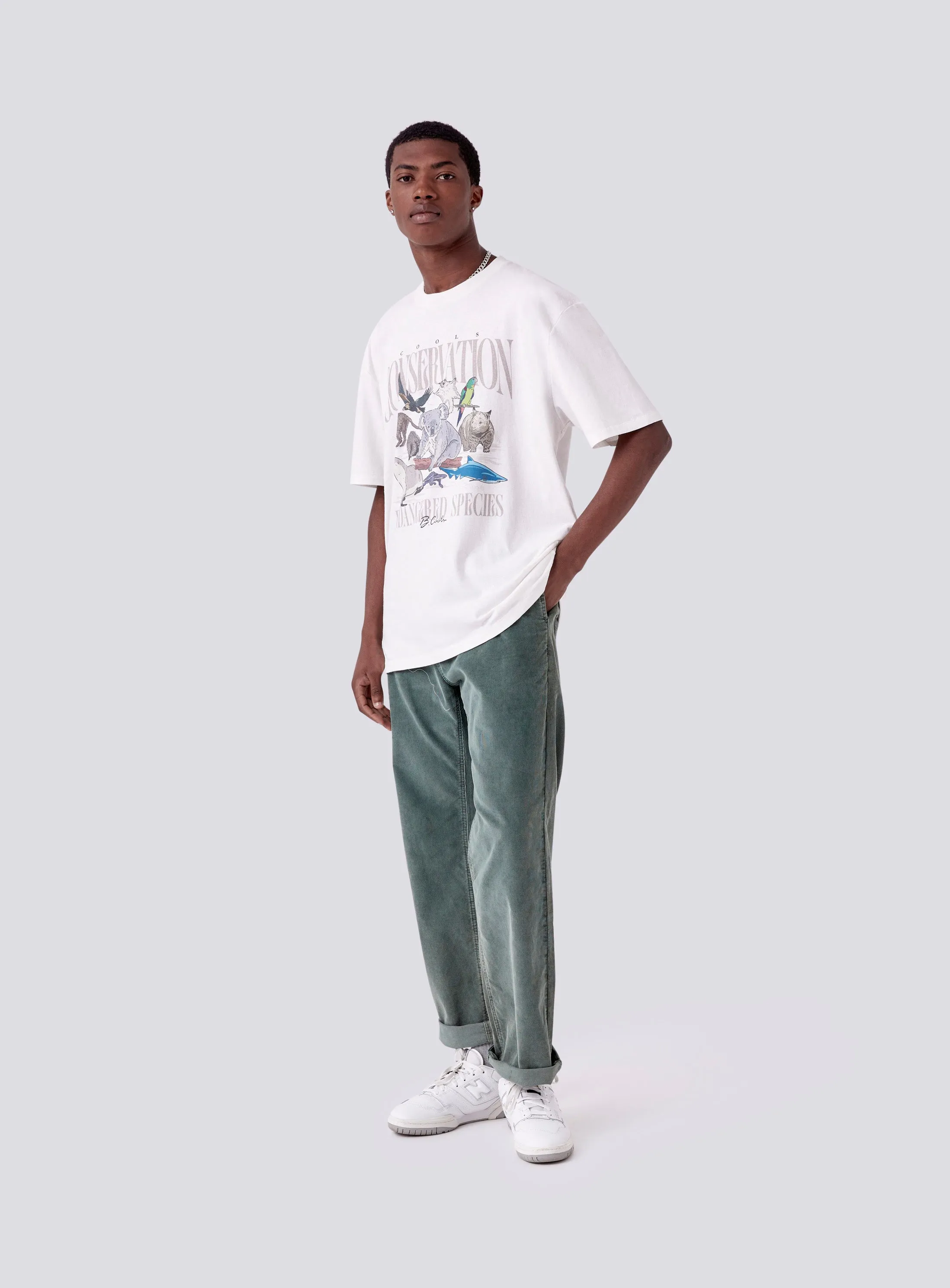 WIRES x B.Cools Conservation Homie Tee Vintage White sold by Barney Cools product image thumbnail 5