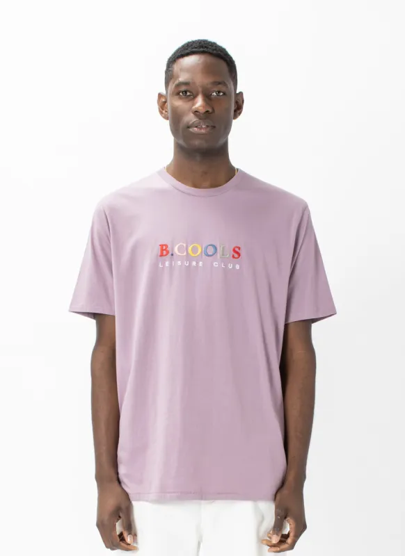Leisure Club Tee Lilac sold by Barney Cools