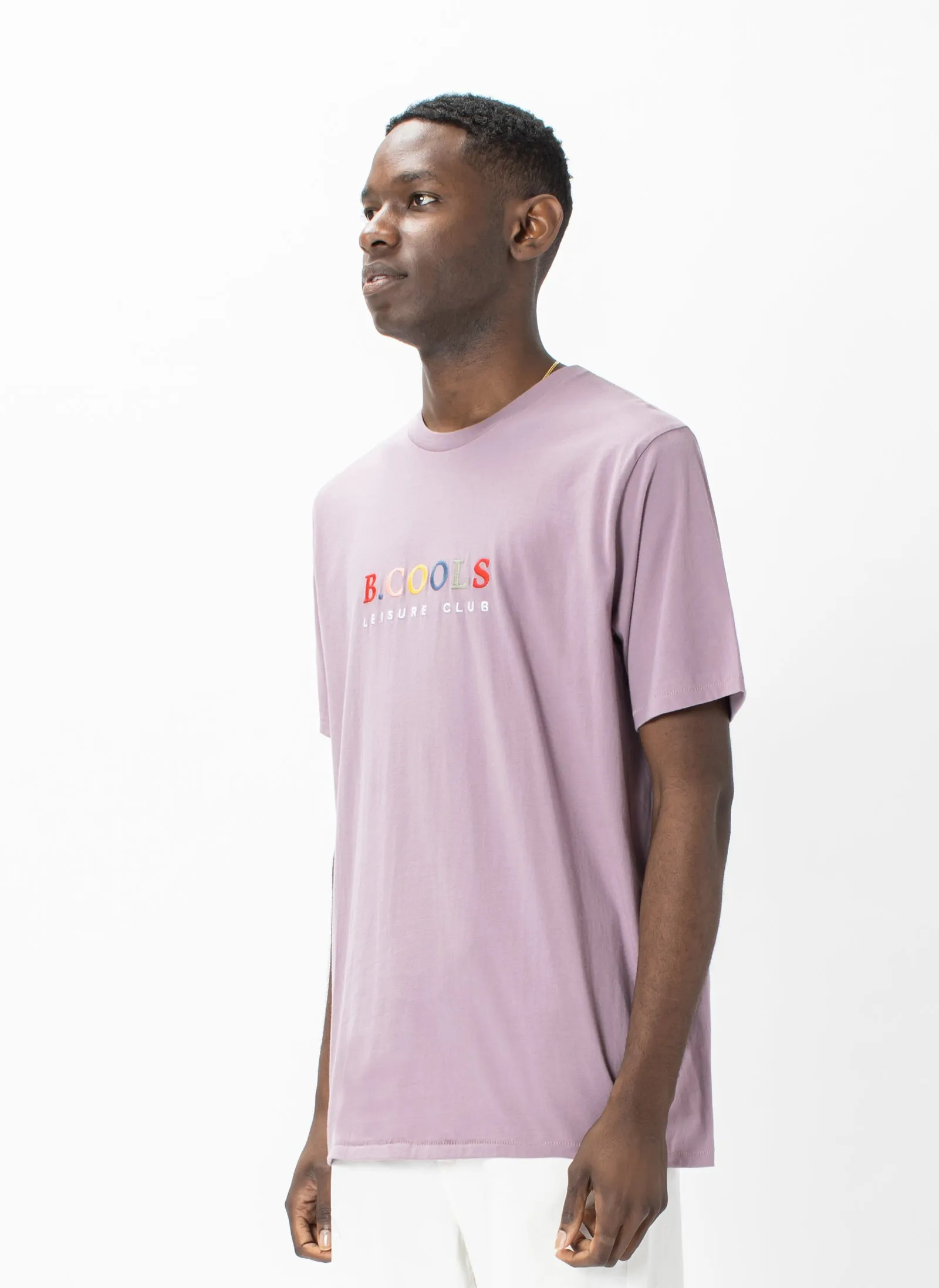 Leisure Club Tee Lilac sold by Barney Cools product image thumbnail 3