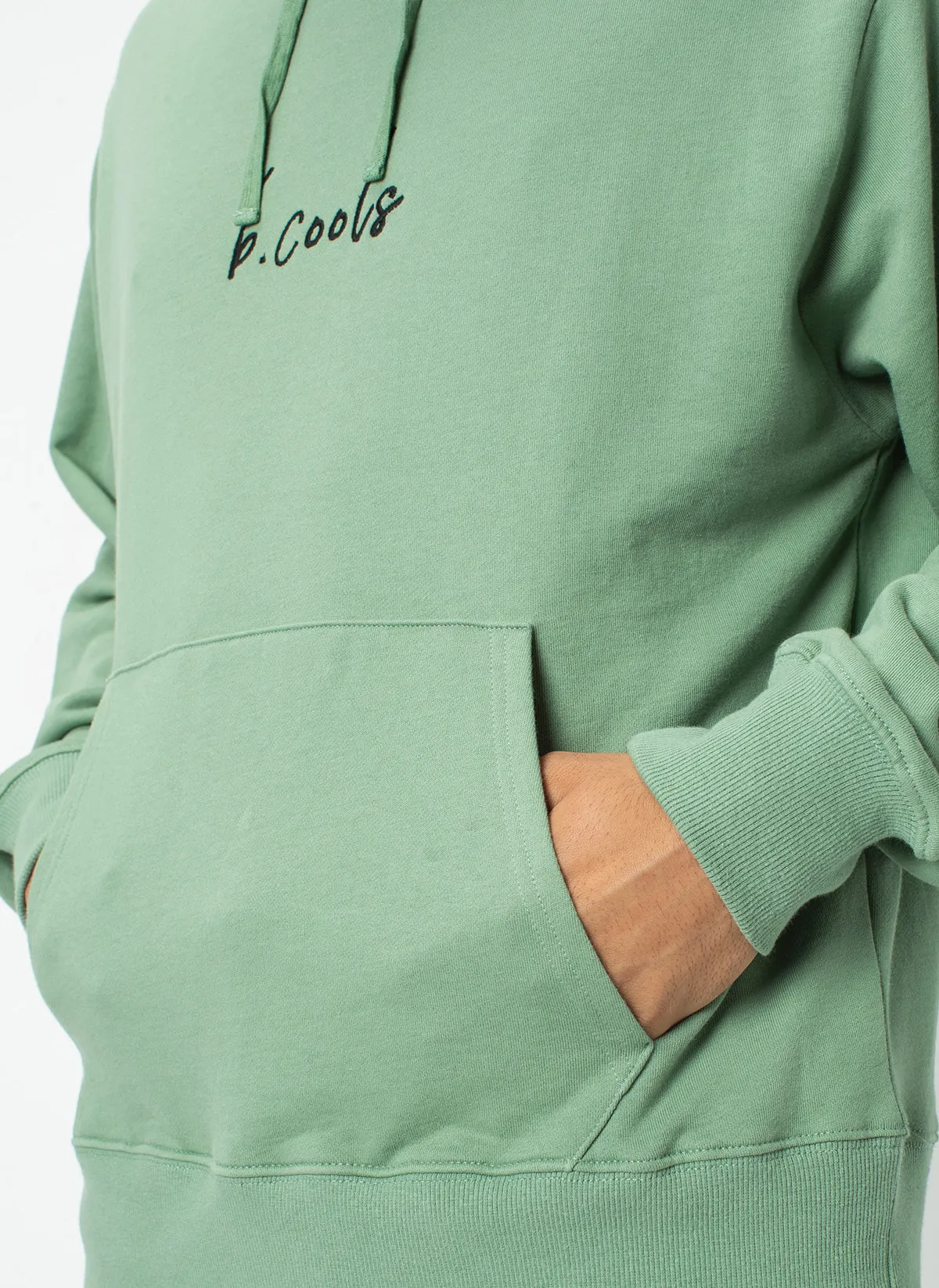 Barney Cools Hood Embro Sweatshirt Herb sold by Barney Cools product image thumbnail 3