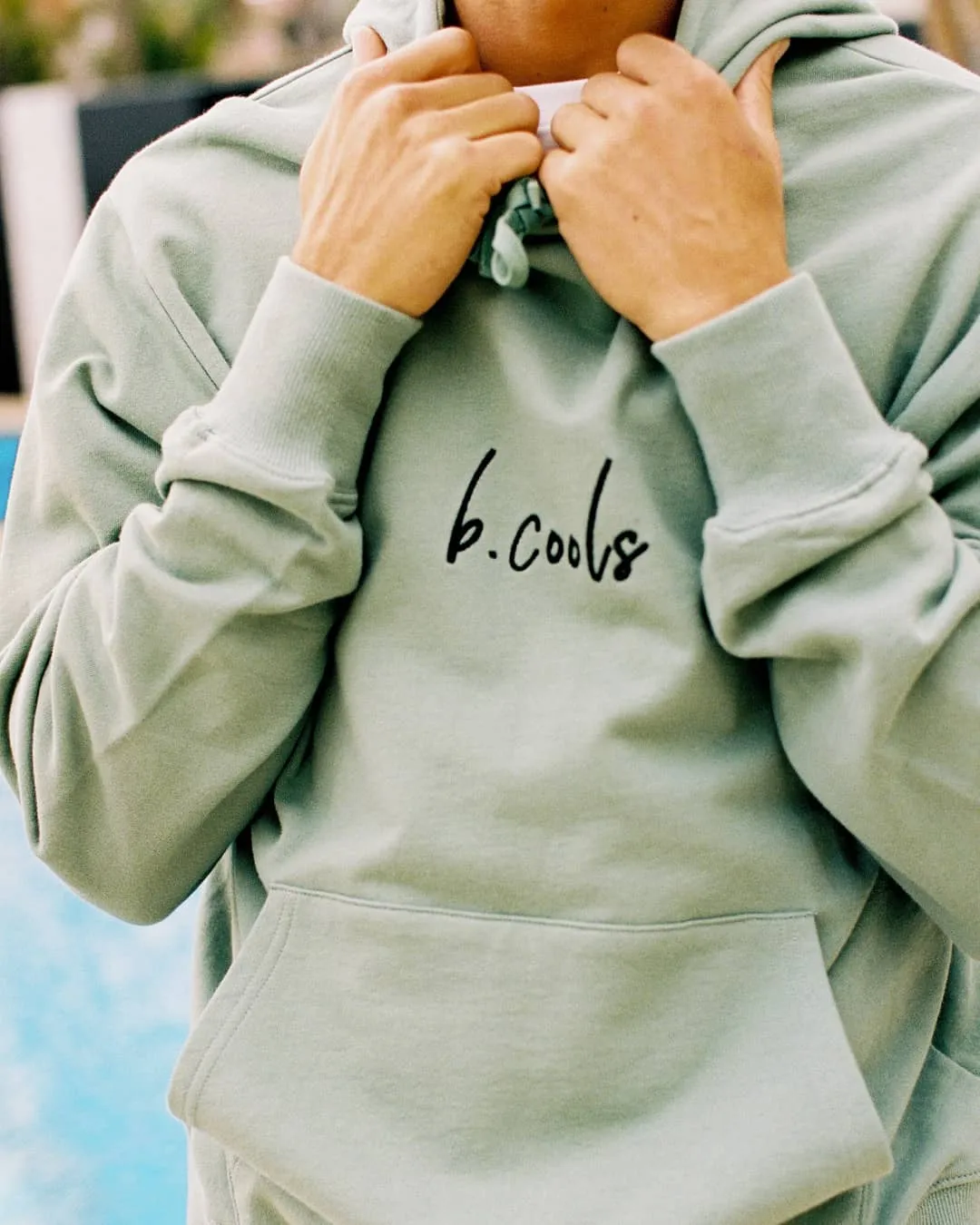 Barney Cools Hood Embro Sweatshirt Herb sold by Barney Cools product image thumbnail 2