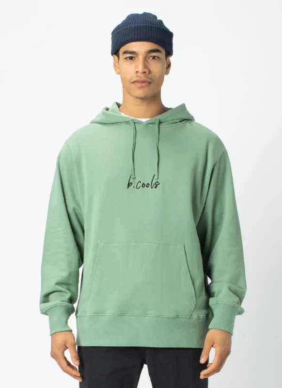Barney Cools Hood Embro Sweatshirt Herb sold by Barney Cools