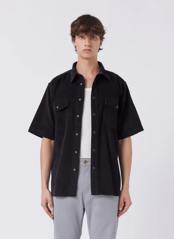 Homie Shirt Pigment Black Cord sold by Barney Cools