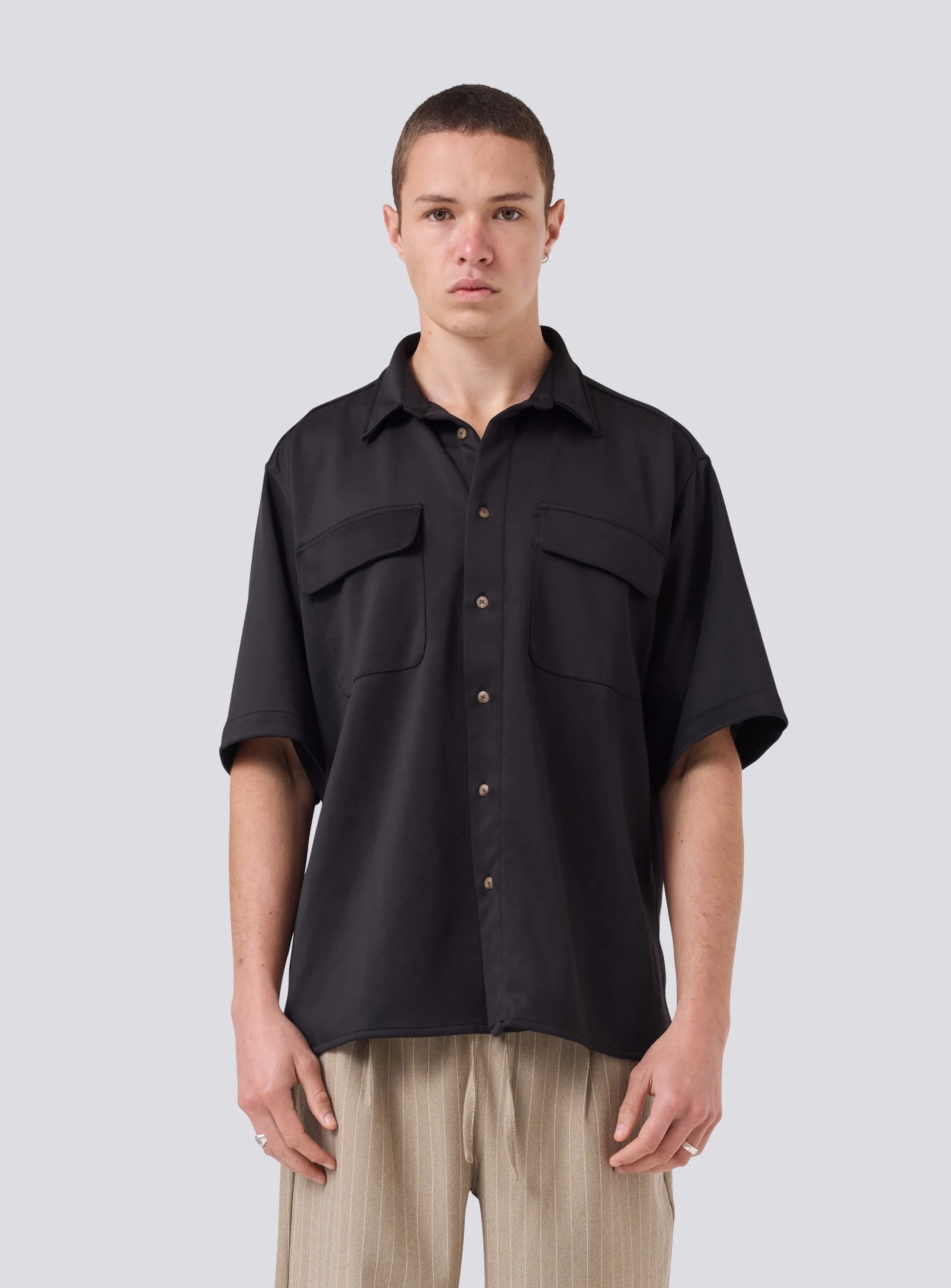 Puff Shirt Black sold by Barney Cools
