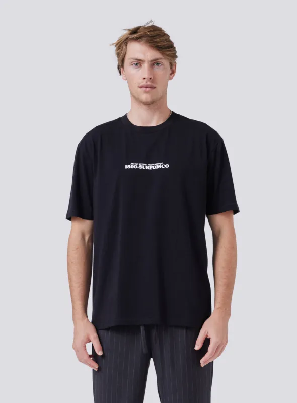 Pizza Tee Black sold by Barney Cools