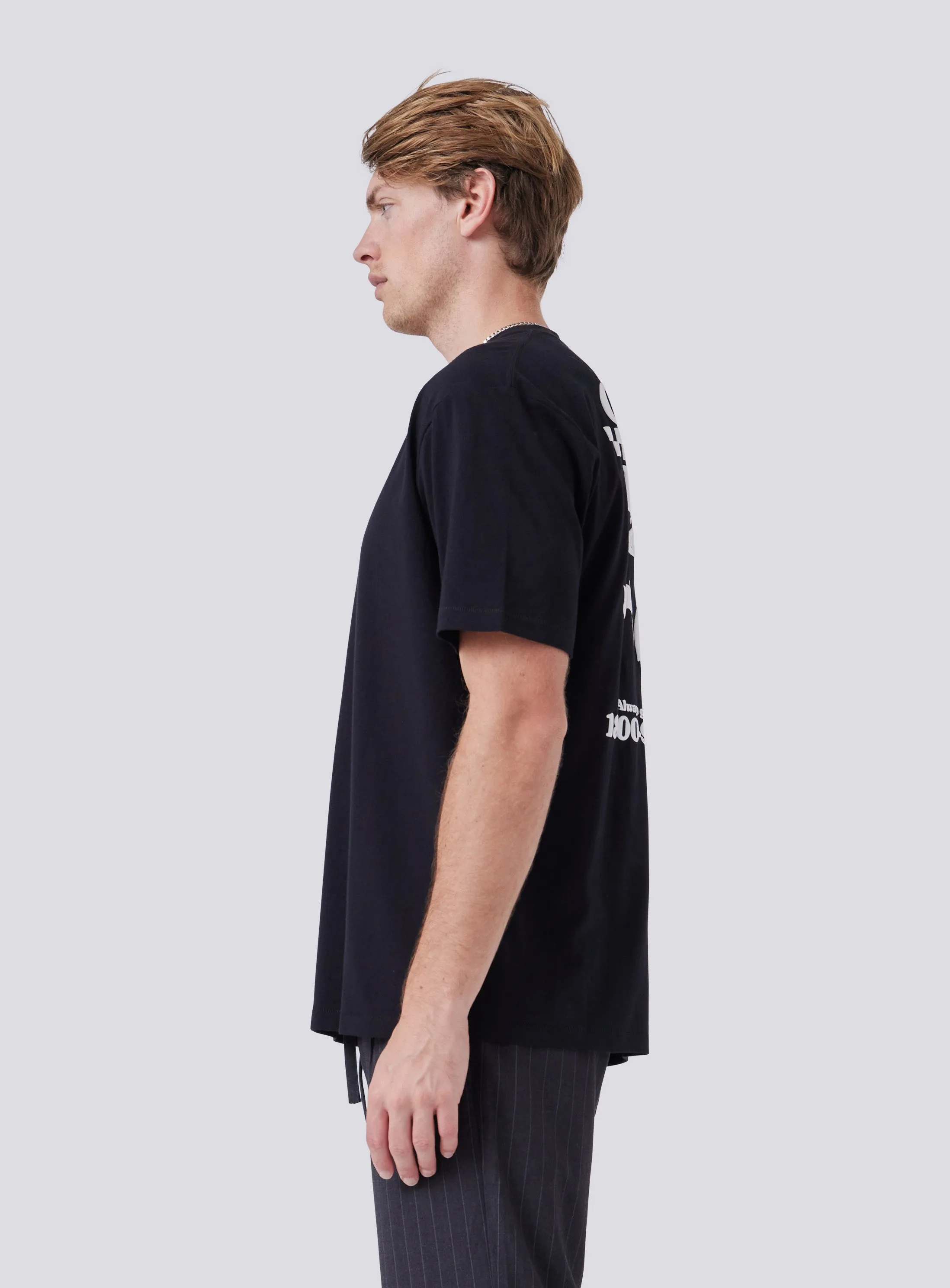 Pizza Tee Black sold by Barney Cools product image thumbnail 5