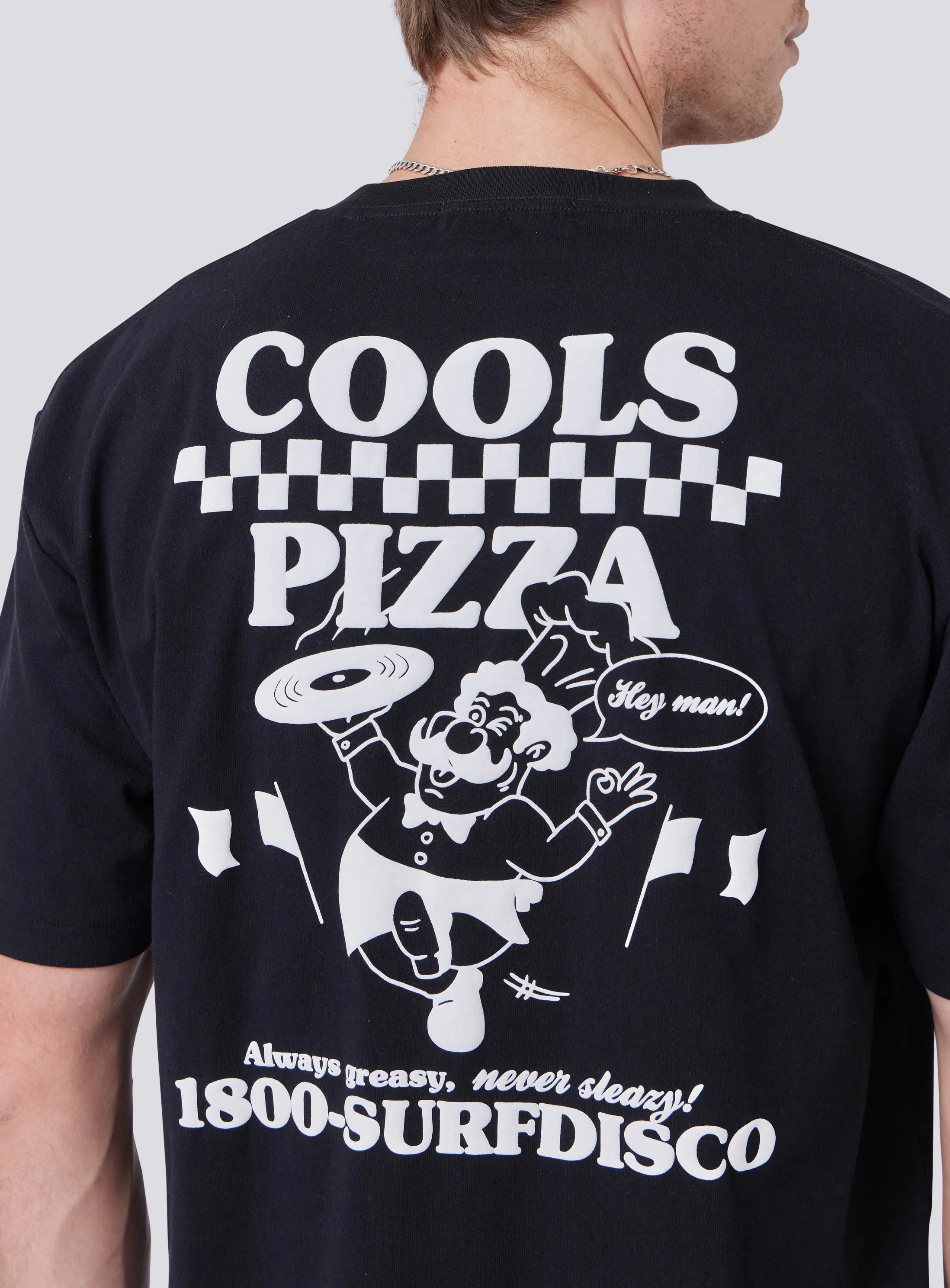 Pizza Tee Black sold by Barney Cools product image thumbnail 2