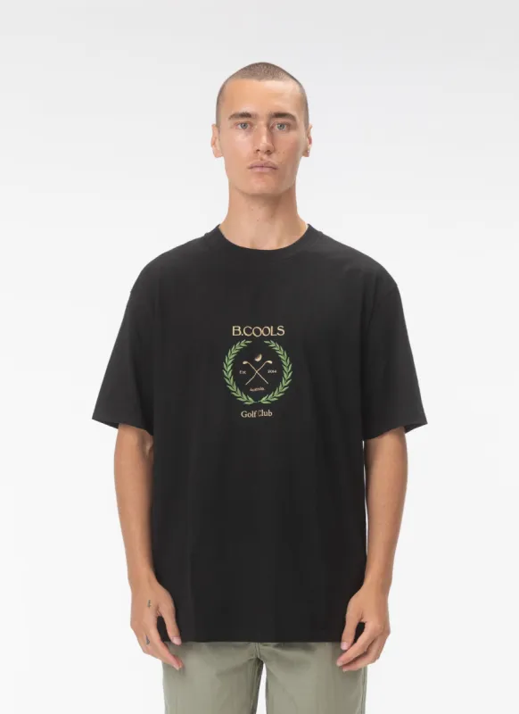 Fairway Tee Black sold by Barney Cools